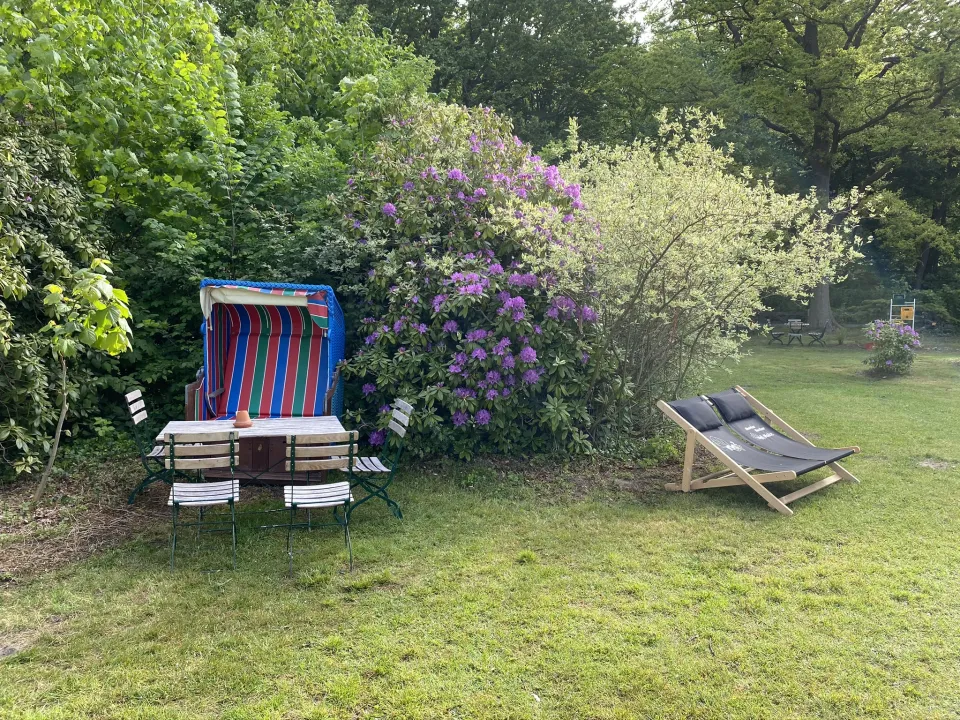 Entspannen im Waldgarten
